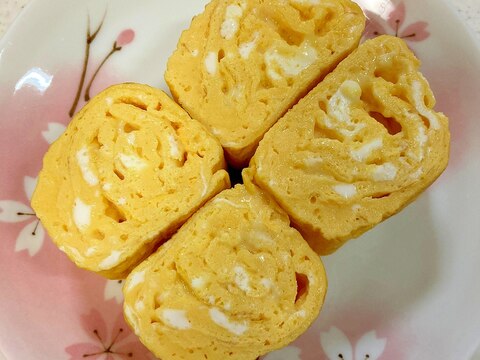 【チーズ】チーズ入りだし巻き卵